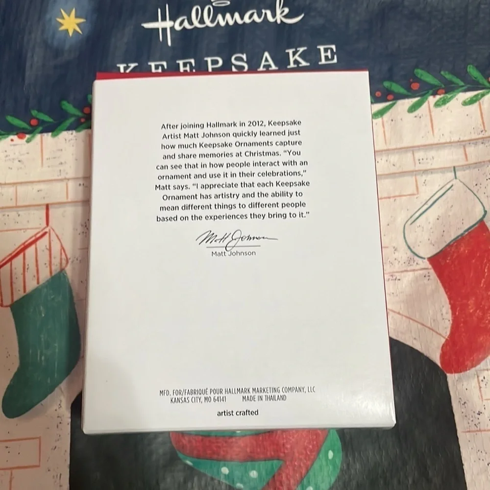 NWT 2022 Hallmark Keepsake Ornaments Lot of 4 + Free Gift Bag